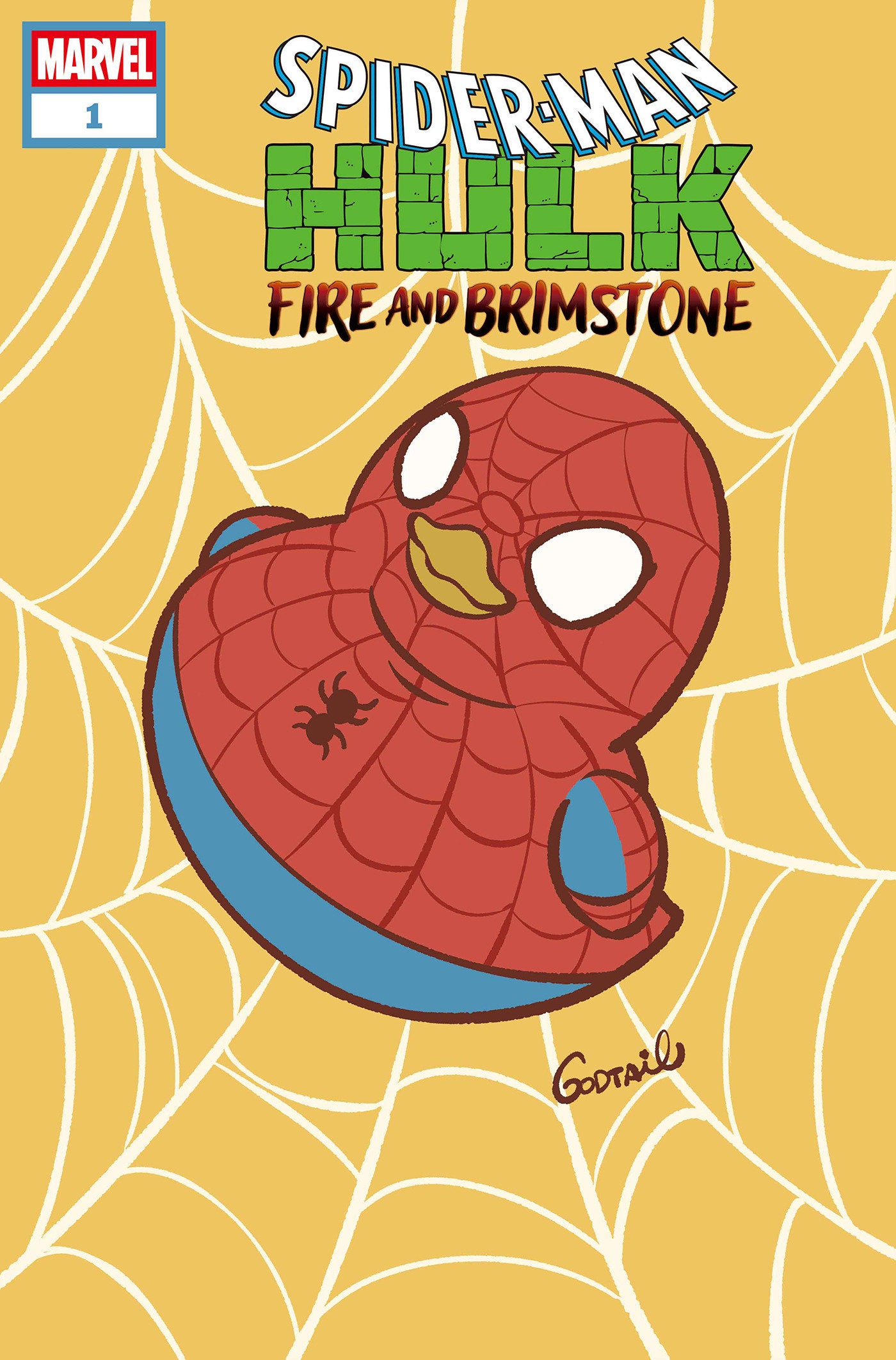 Spider-Man/Hulk: Fire And Brimstone #1 Tbd Artist Marvel Duck Variant