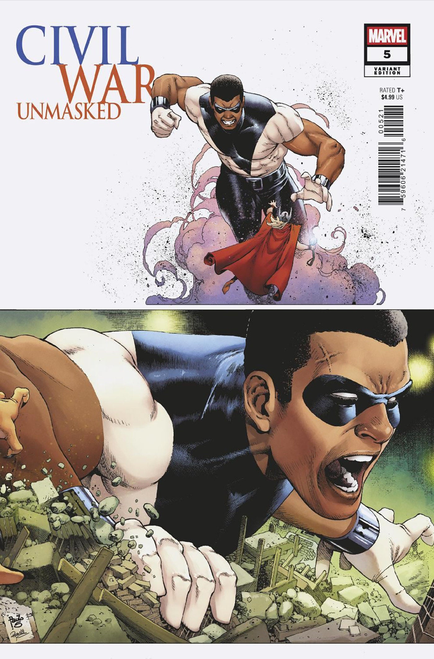 Civil War: Unmasked #5 Paulo Siqueira 5 Part Connecting Variant