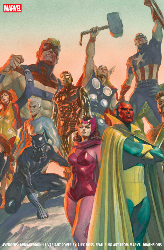 Avengers: Armageddon #1 Alex Ross Marvel Dimensions Variant