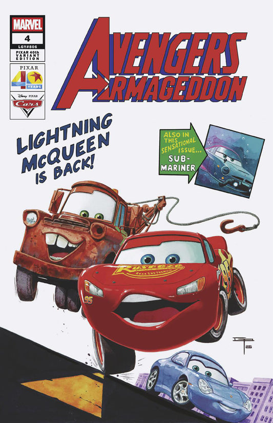 Avengers: Armageddon #4 Pete Woods Pixar 40 Th Variant