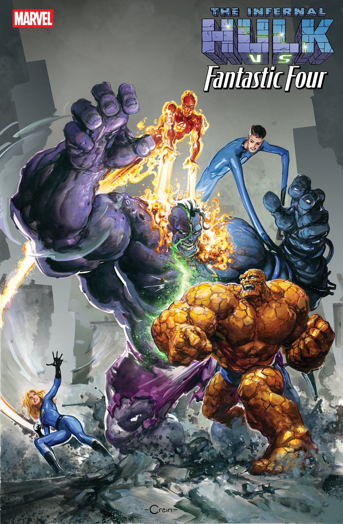 Infernal Hulk vs. Fantastic Four #1 Skottie Young Variant