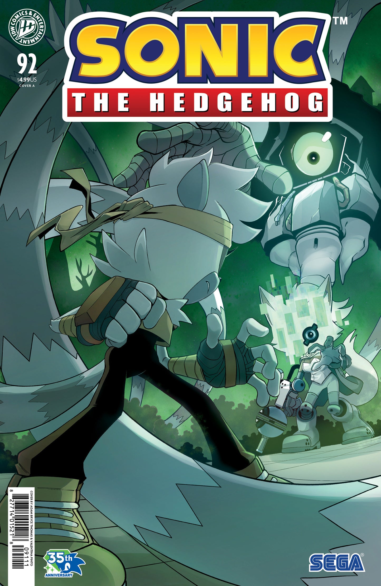 Sonic The Hedgehog #92 Cover A (Thomas)
