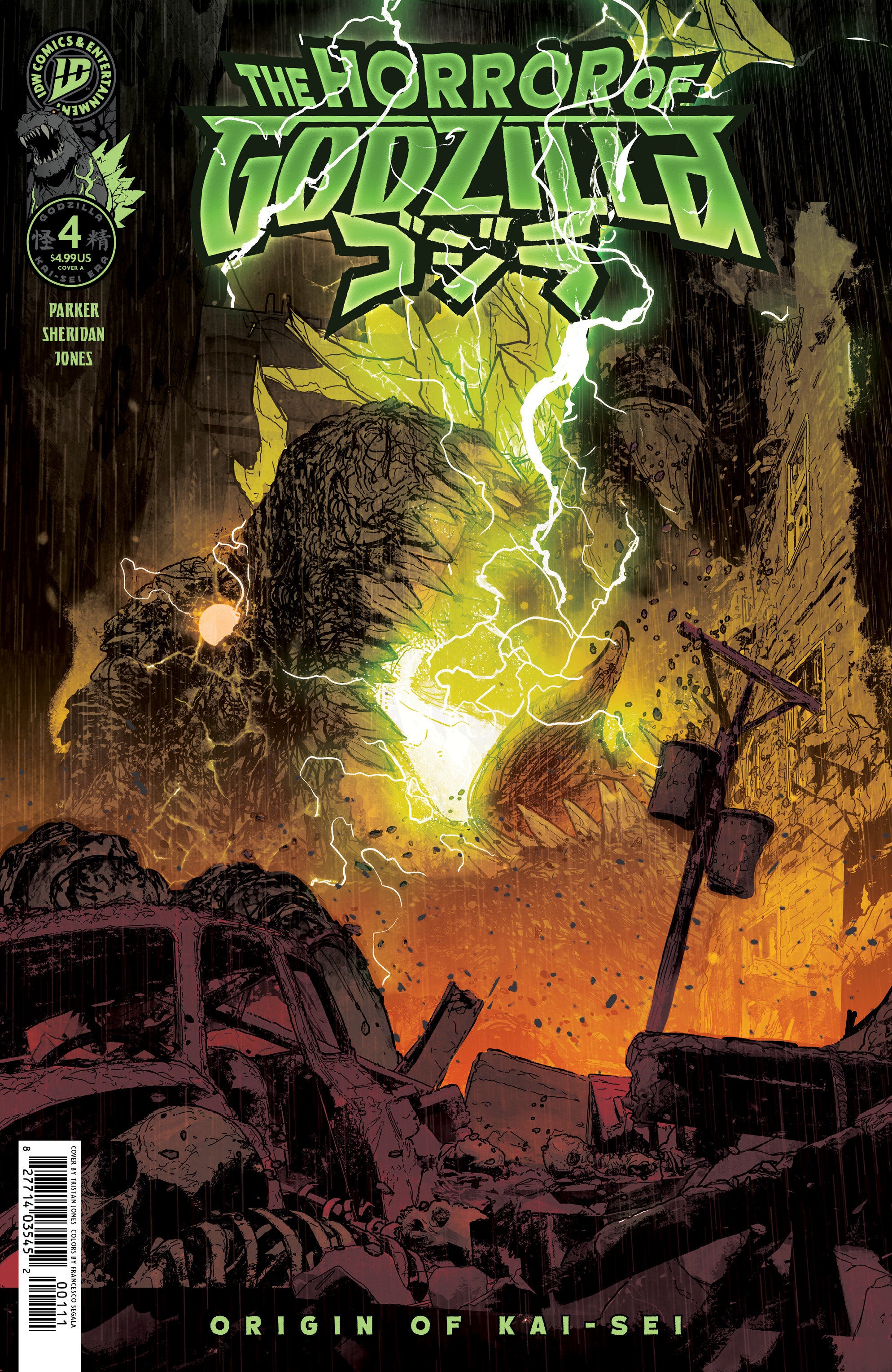 The Horror Of Godzilla [Kai Sei Era] #4 Cover A (Jones)