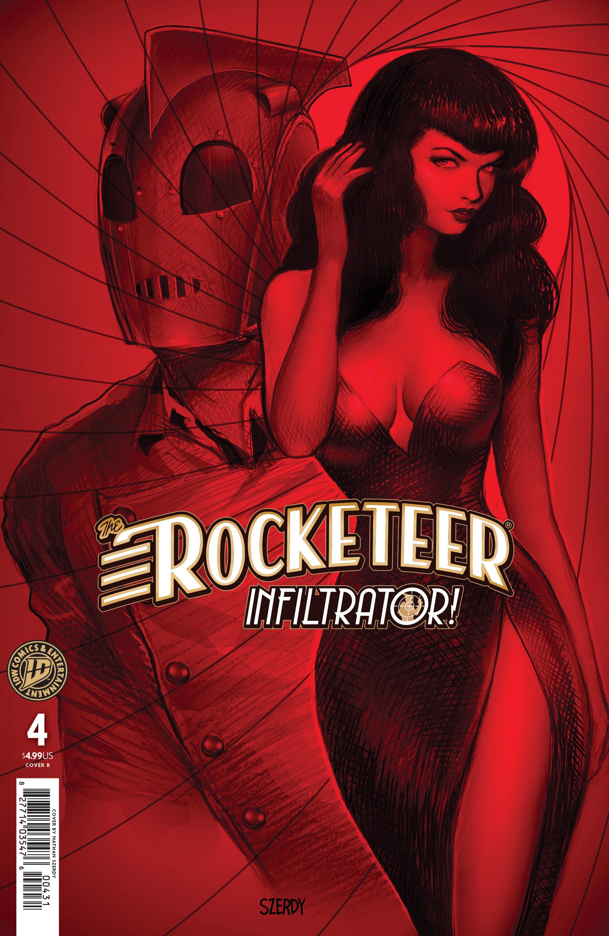 The Rocketeer: Infiltrator! #4 Variant B (Szerdy)