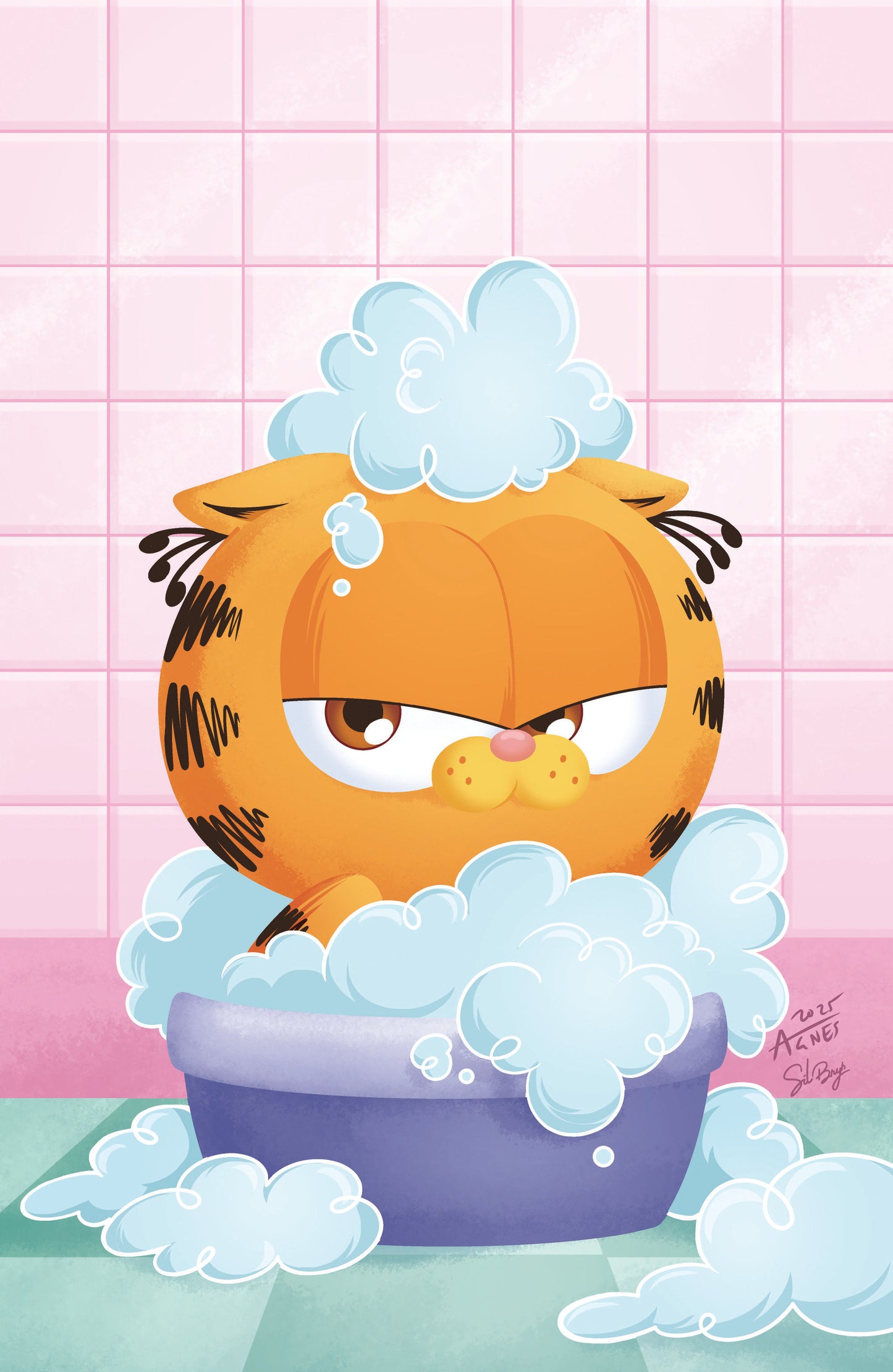 Baby Garfield #4 E Unlimited Variant (Full Art, Garbowska)
