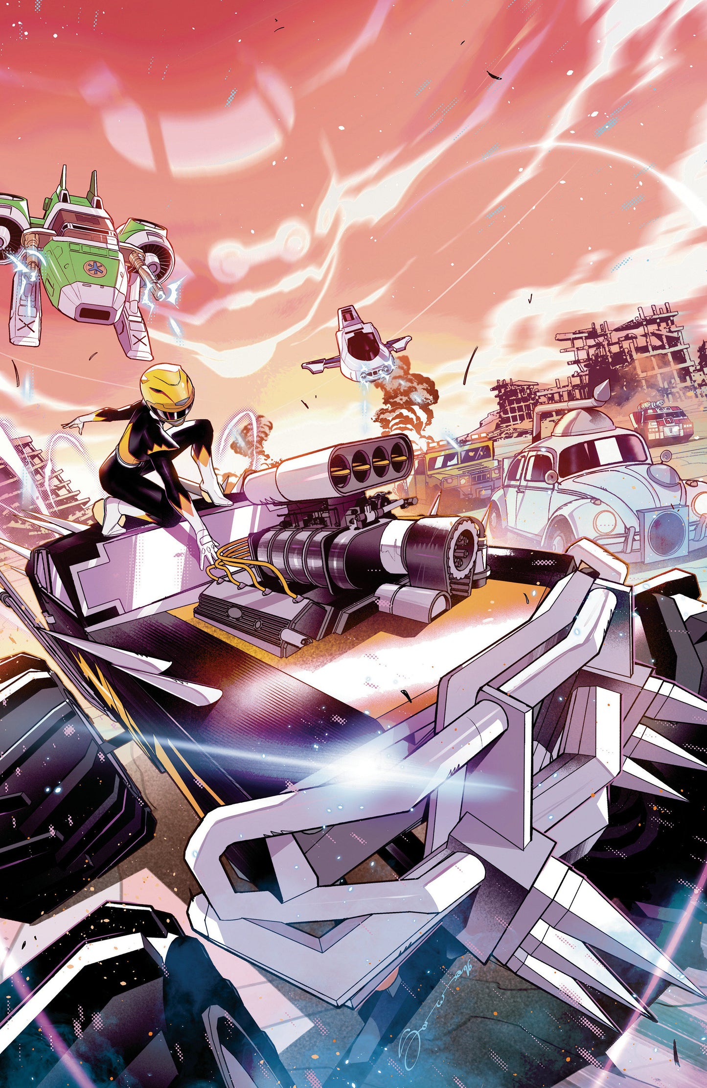 Power Rangers Unlimited #4 D Foil Variant (Full Art, Foil, Sorressa)