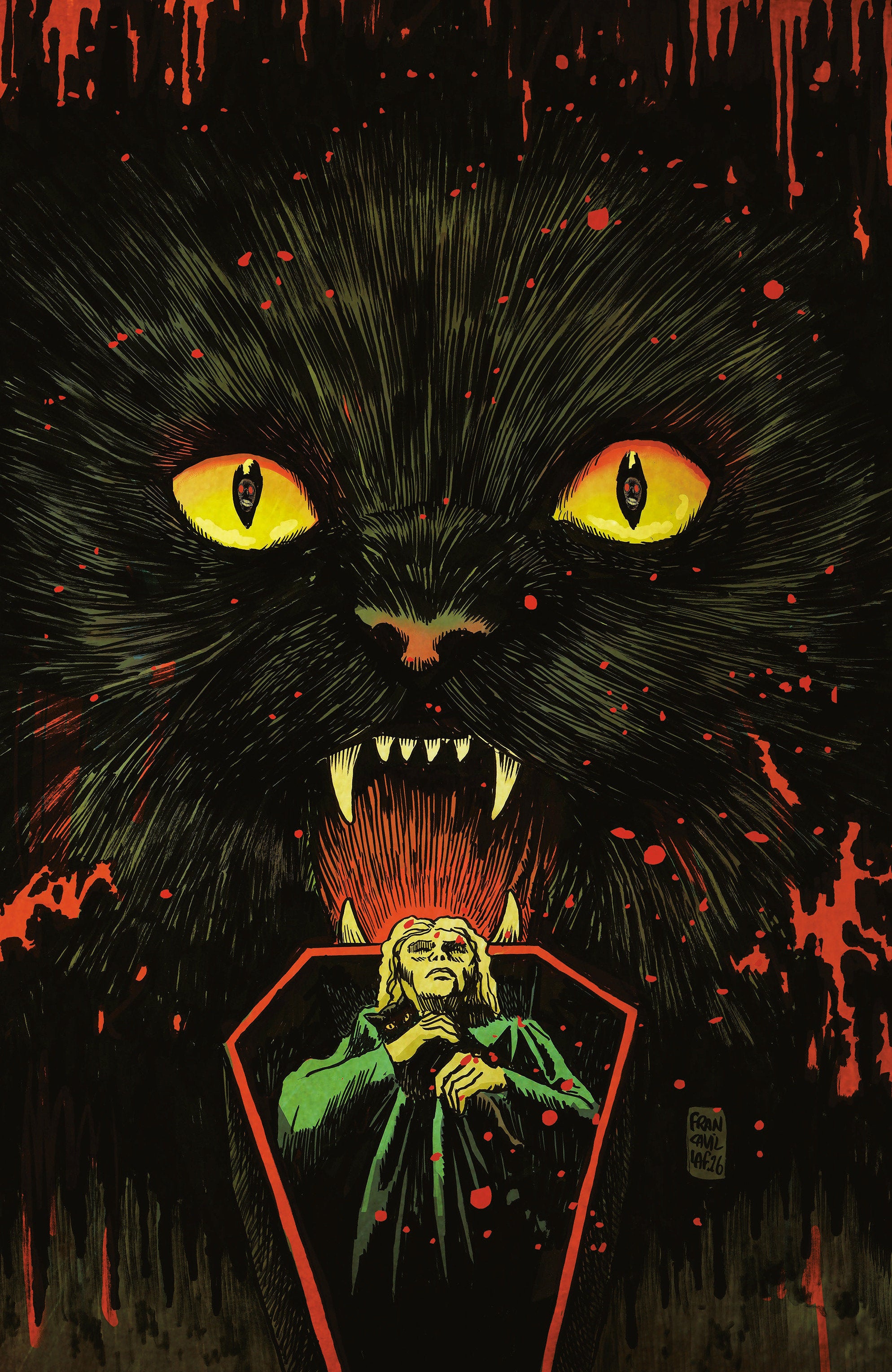 Stuff Of Nightmares: The Cat In The Coffin #1 A Main (Dressed, Francavilla)