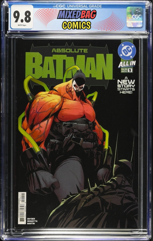 Absolute Batman #9 CGC 9.8 1st Print