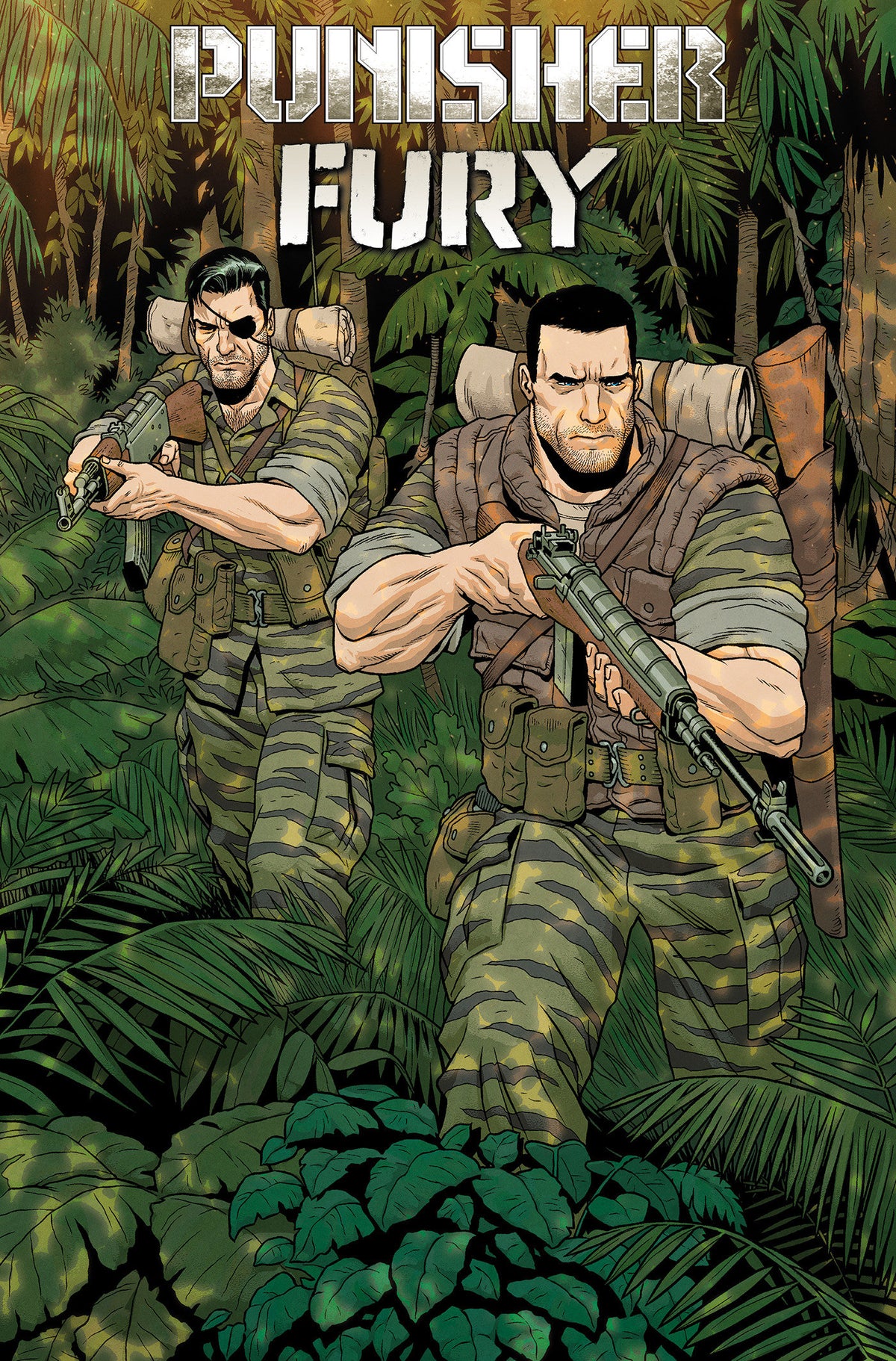 Punisher & Fury Max By Garth Ennis Omnibus Variant Jacen Burrows Cover [Direct Market Only]