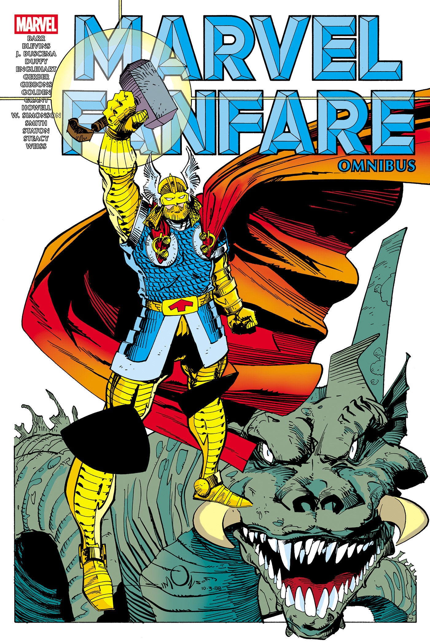 Marvel Fanfare Omnibus Volume. 3 Walter Simonson Cover [Direct Market Only]
