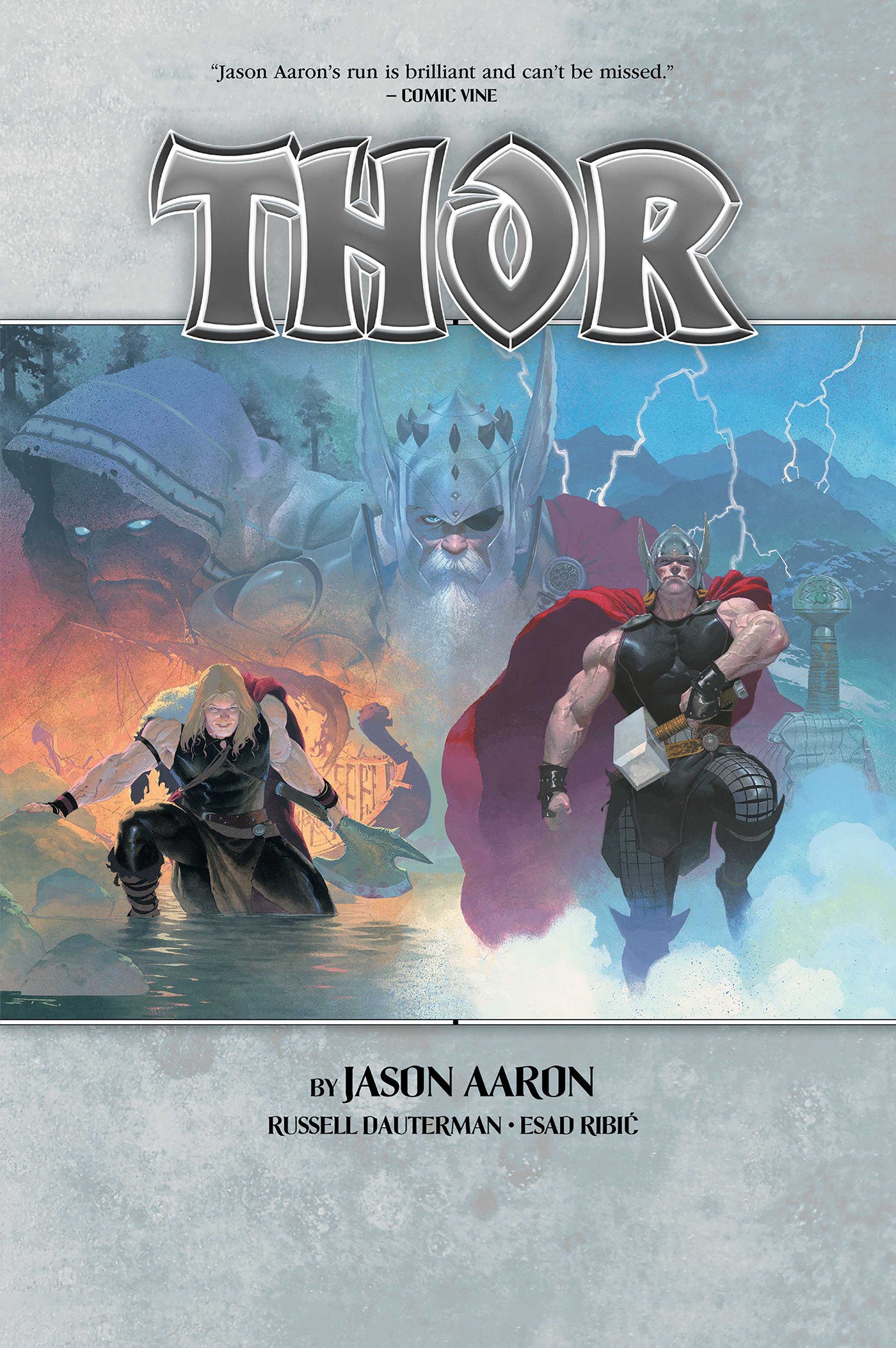 Thor By Jason Aaron Omnibus Volume. 1 Esad Ribic Cover [New Printing]