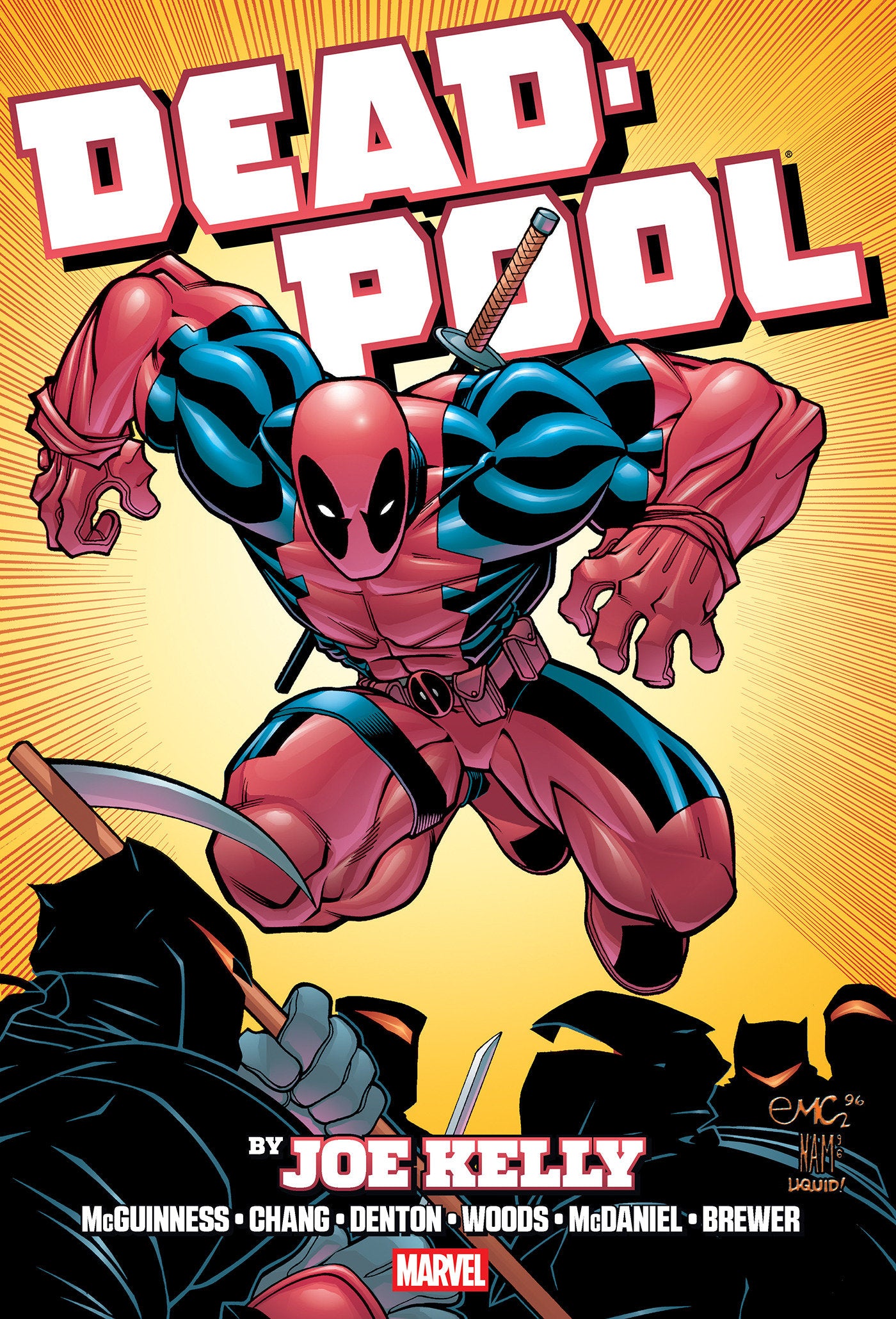 Deadpool By Joe Kelly Omnibus Edition Mcguinness Ninja Cover [New Printing, Direct Market Only]