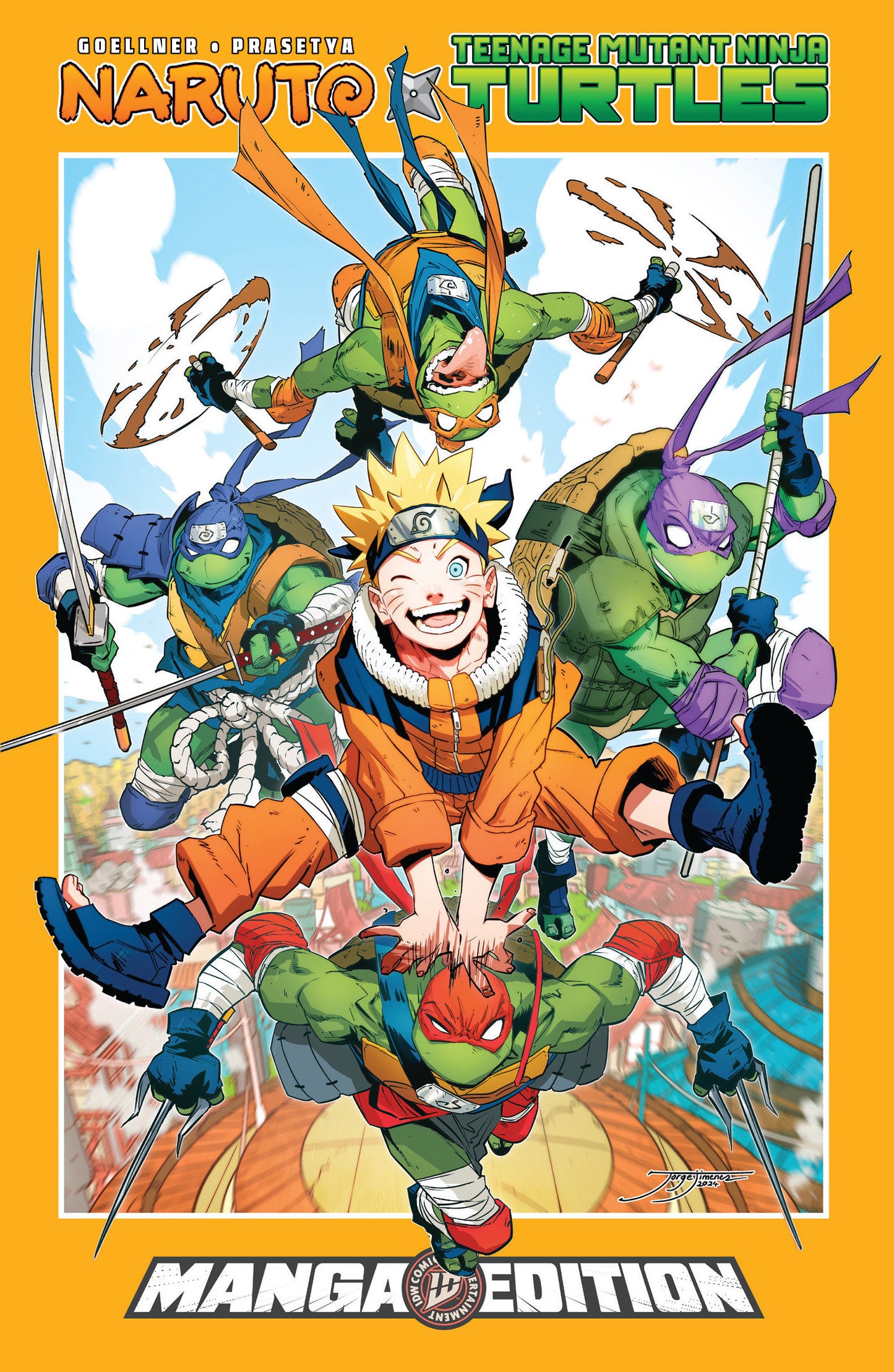 Naruto X Teenage Mutant Ninja Turtles  Manga Style Edition