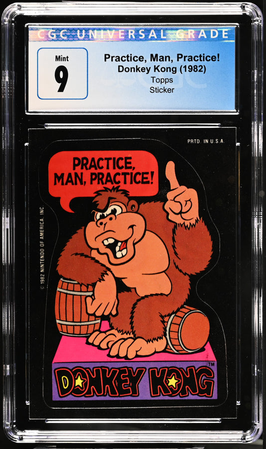 Practice, Man, Practice! CGC 9 Donkey Kong (1982)