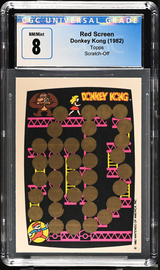 Red Screen CGC 8 Donkey Kong (1982)