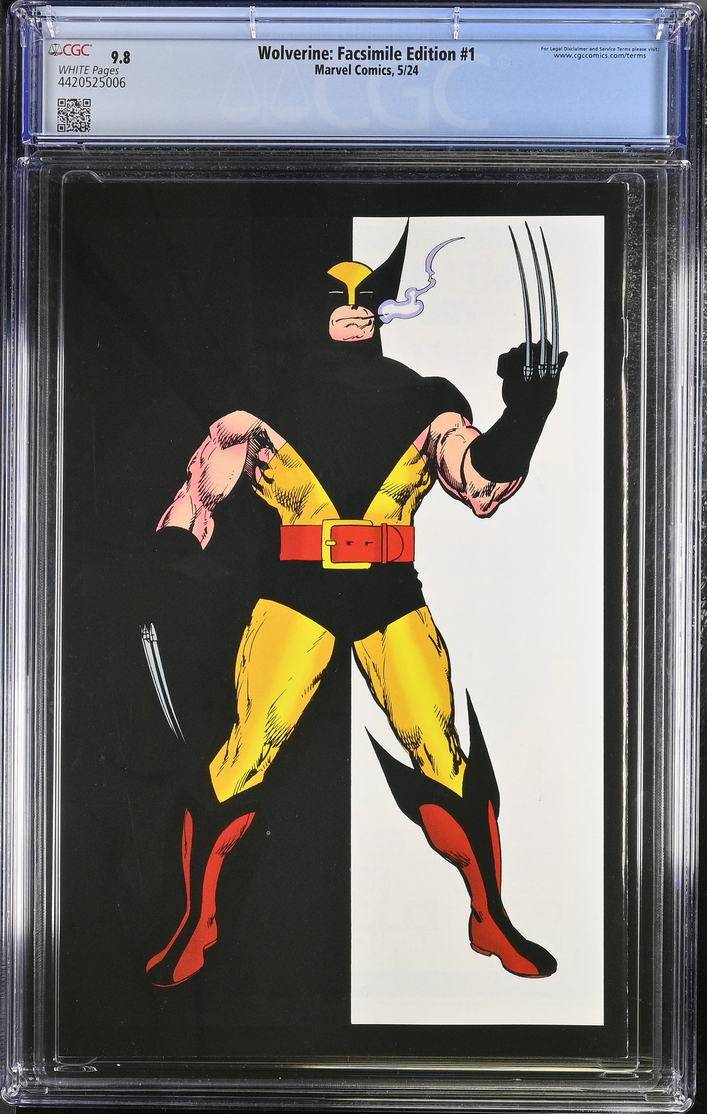 Wolverine #1 Facsimile Edition CGC 9.8