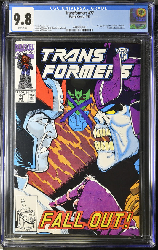 Transformers #77 CGC 9.8