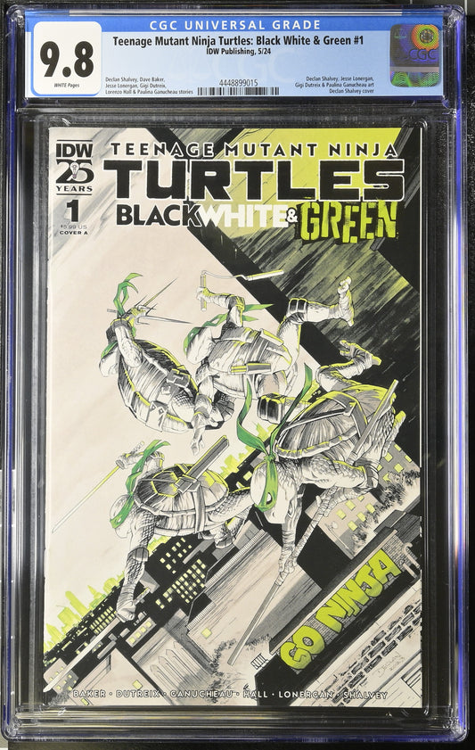 Teenage Mutant Ninja Turtles: Black White & Green #1 CGC 9.8