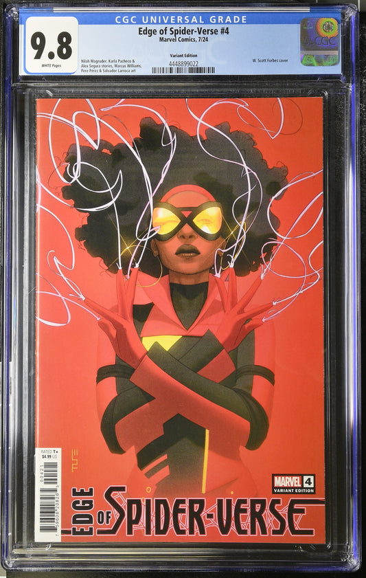 Edge of Spider-Verse #4 CGC 9.8 Scott Forbes Variant