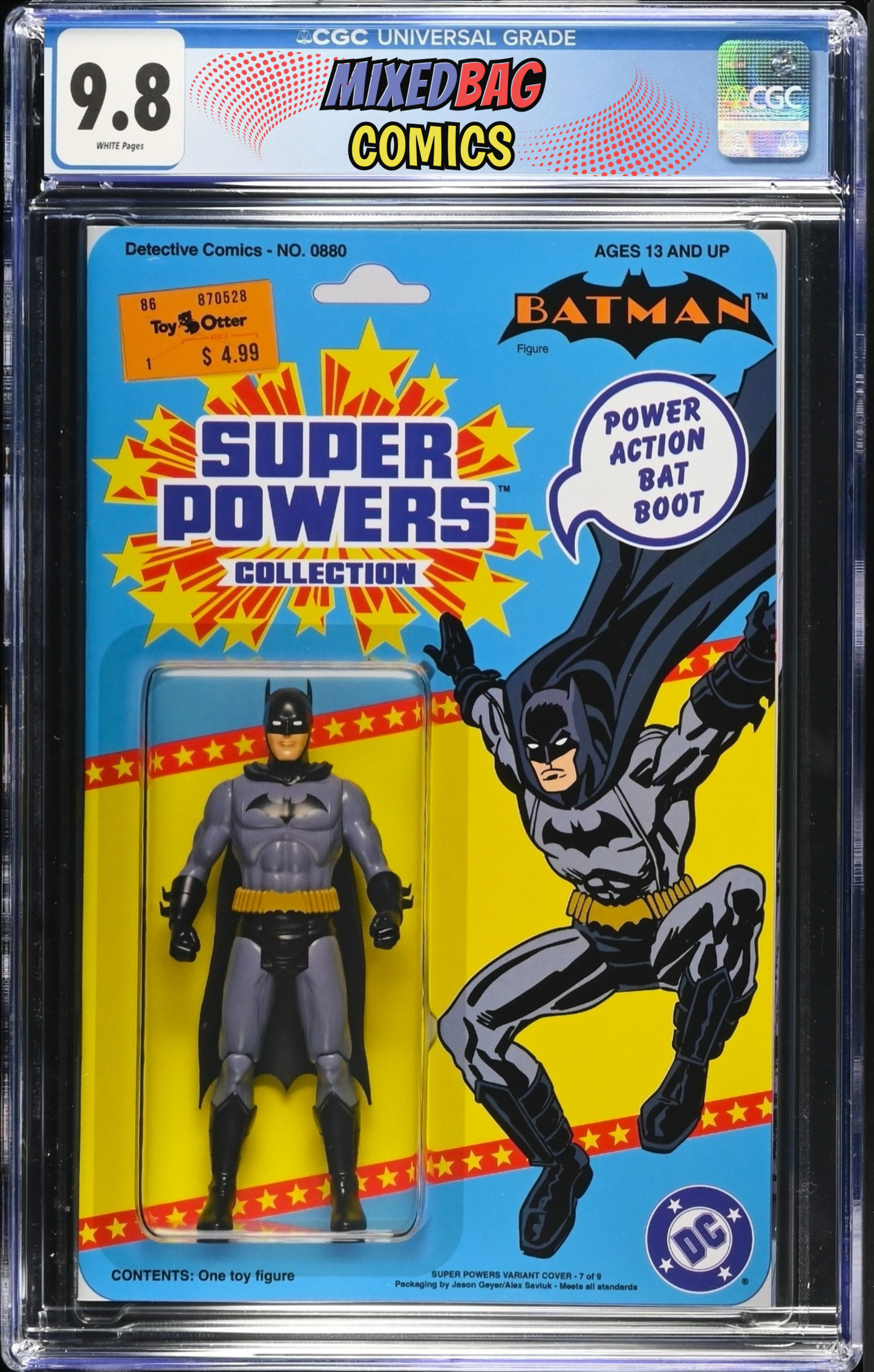 Detective Comics: Facsimile Edition 880 Action Figure Variant CGC 9.8