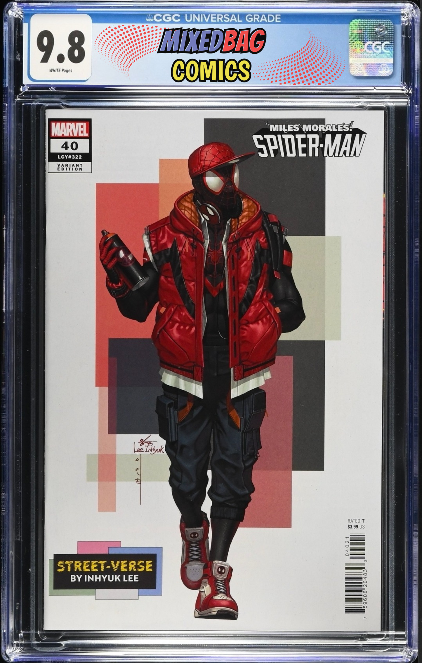 Miles Morales: Spider-Man 40 Inhyuk Lee Variant CGC 9.8