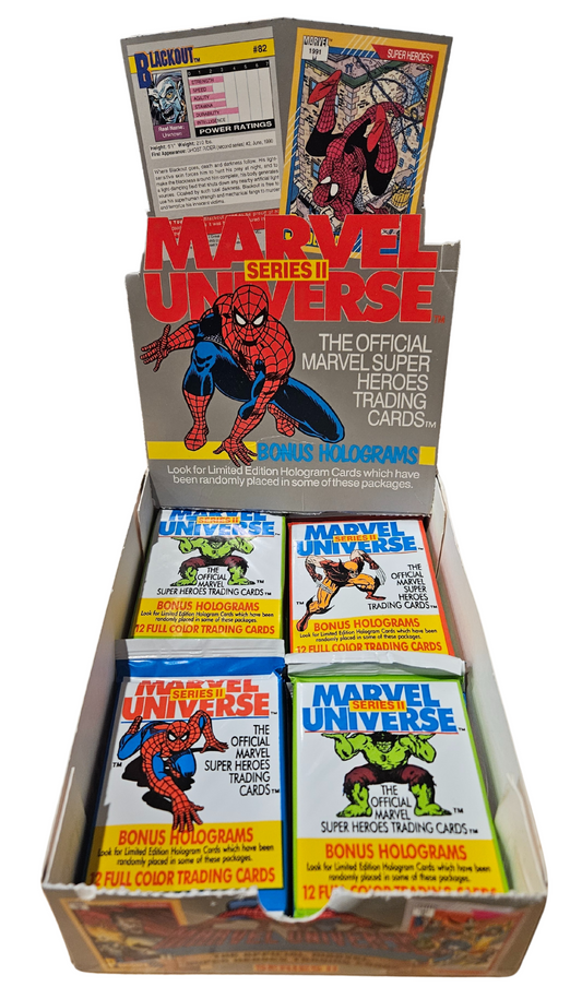 ONE SEALED PACK OF 1991 MARVEL UNIVERSE SERIES II TRADING CARDS