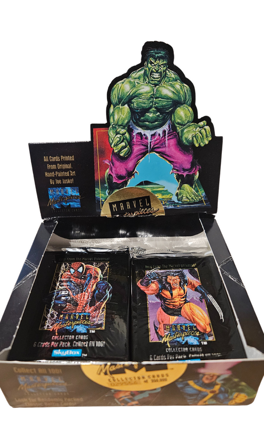 ONE SEALED PACK OF 1992 SKYBOX MARVEL MASTERPIECES