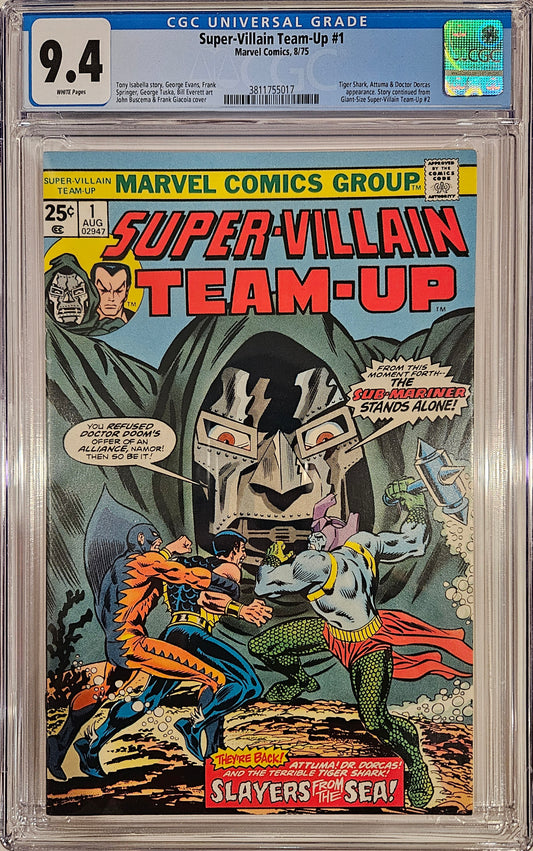 SUPER-VILLAIN TEAM-UP #1 CGC 9.4