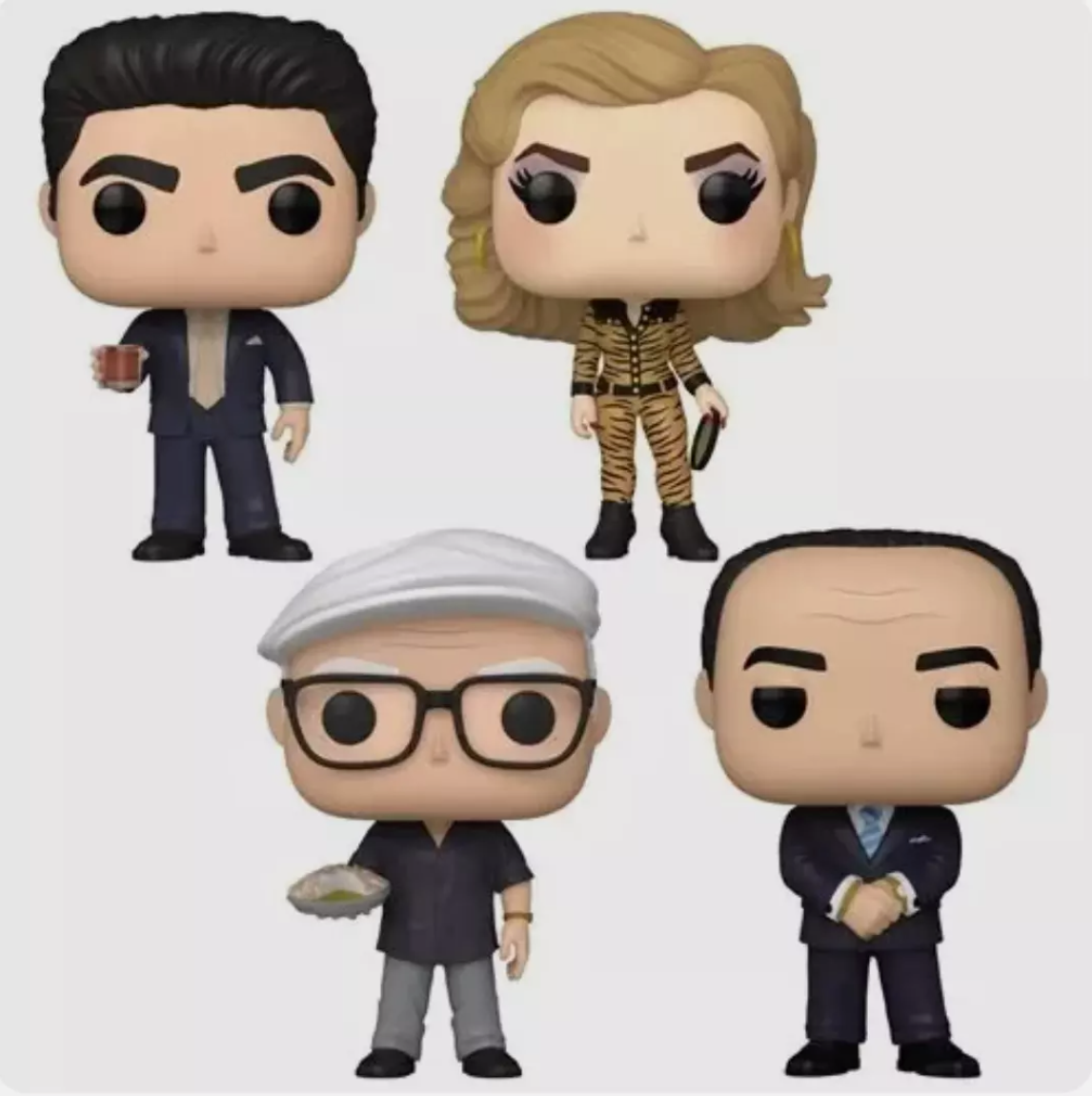 Funko POP! Television - The Sopranos Set of 4 Tony Christopher Adriana Junior