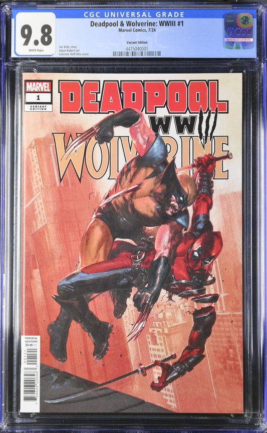 Deadpool & Wolverine WWIII #1 CGC 9.8 Dell' Otto Variant