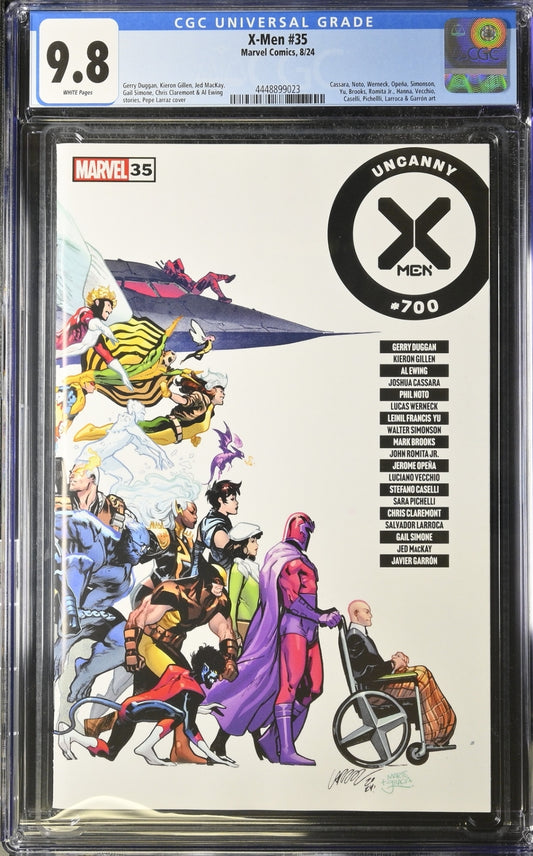 X-Men #35 CGC 9.8 Wraparound Cover 700th Milestone Issue!