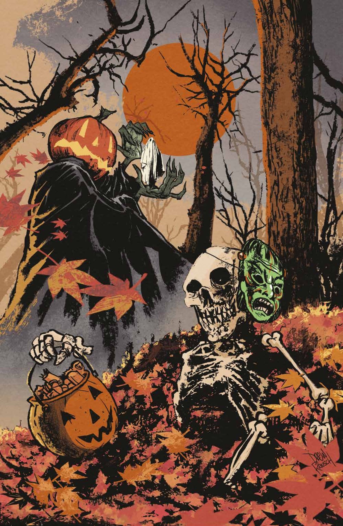 Hello Halloween #1 D Glow In The Dark Variant (Full Art, Rausch)