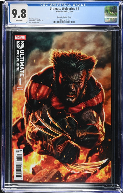 Ultimate Wolverine #1 CGC 9.8 Bermejo Variant